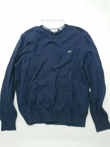 라코스테 AH7004 크루넥 스웨터 네이비 계열 남성용 XL