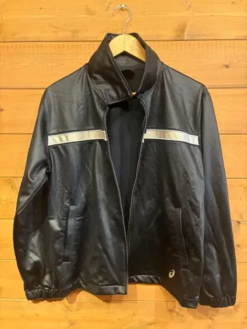 asics 블랙 자켓 저지 M 사이즈