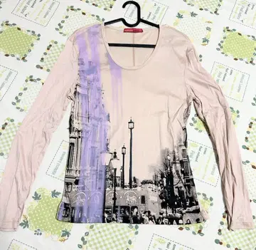 RIELABO 리에라보 긴팔 프린트 T셔츠