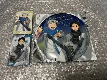 하이큐 코스모 월드 스탬프 랠리 빅 배지 네코마 쿠로오 코즈메