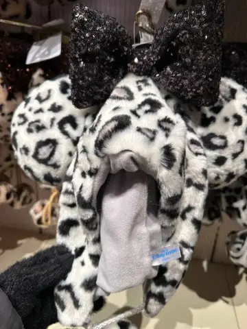 디즈니 레오파드 무늬 팬캡