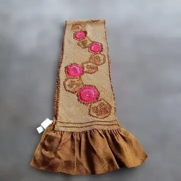 새상품 오비 장식 천 브라운 후리소데에