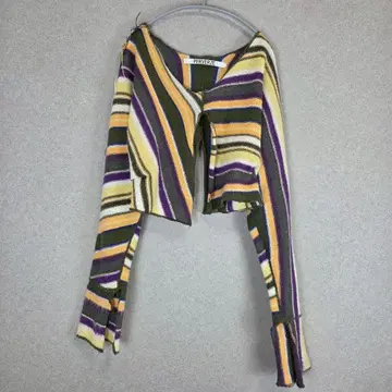 새상품급 PERVERZE 컬러 스트라이프 니트 스웨터