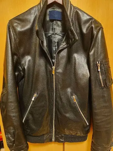 junhashimoto 블랙 가죽 자켓 A2