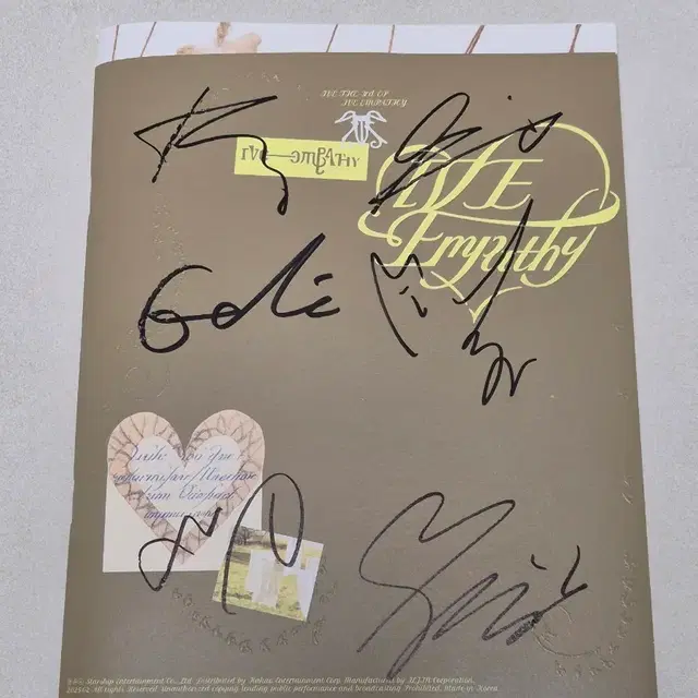 아이브 사인 앨범(비매) 레이 포카