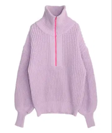 AMAIL 하프 지퍼 니트 Bon sandwich knit