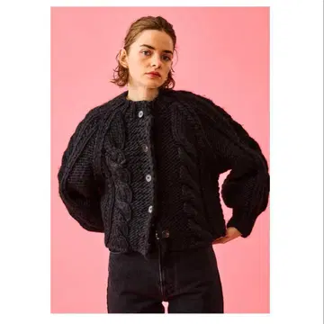 오블라다 Oblada ALAN CARDIGAN 가디건 블랙