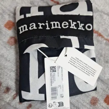 새상품 marimekko 마리메꼬 로고 프린트 에코백 스마트백