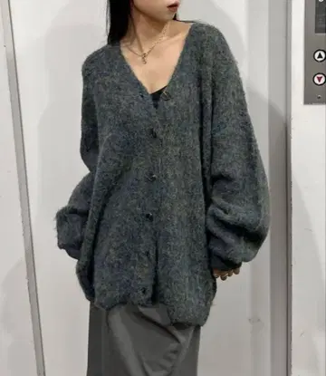 LVEU. 믹스 니트 오버 가디건