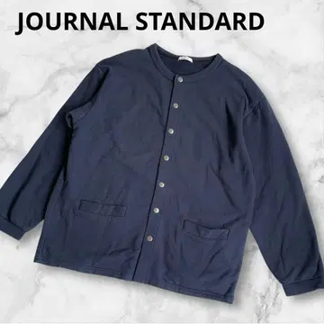 JOURNAL STANDARD 남성용 맨투맨 가디건 네이비