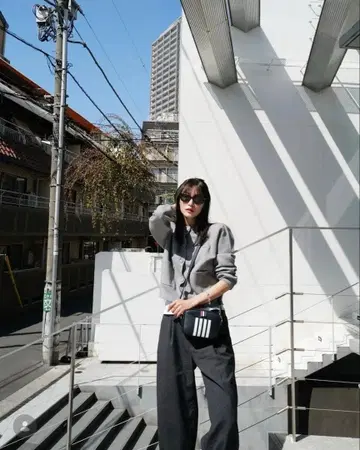 zara 가디건 하나미즈키 씨 착용