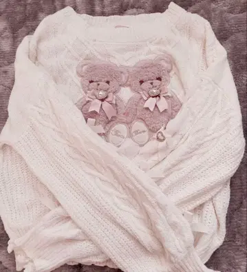 LIZLISA 리즈리사 곰 니트