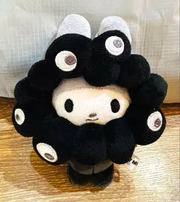 택 포함 새상품 마이멜로디 산리오 미야쿠미야쿠 봉제 인형 BC 블랙