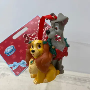 디즈니 크리스마스 오너먼트 레이디와 트램프의 이야기 미사용 새상품