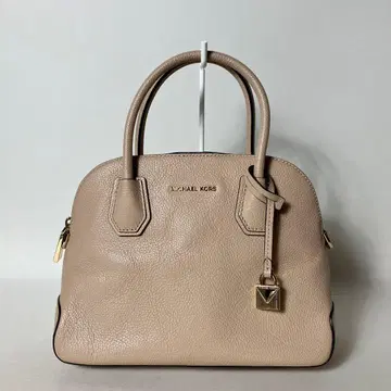 2511-289 | 새상품급 | 마이클코어스 핸드백 가죽 핑크 베이지