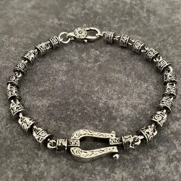 멕시칸 주얼리 실버 925 홀스빗 말굽 팔찌