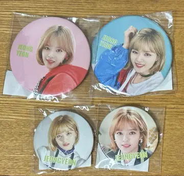 TWICE 정연 캔 배지 미사용품