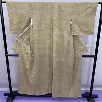 Y 3901 코몬 이중 기모노 브라운 계열 일본 의류 기모노 레트로