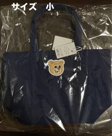 [ 미사용 새상품 ] 페이저 올드 테디 와펜 토트백 네이비 소