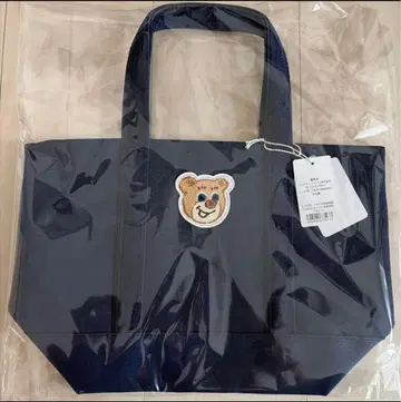 [ 미사용 새상품 ] 페이저 올드 테디 와펜 토트백 네이비 소