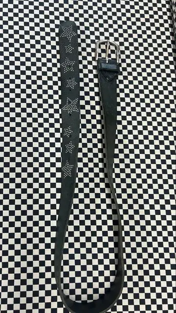 다크 그린 별 모양 스터드 벨트