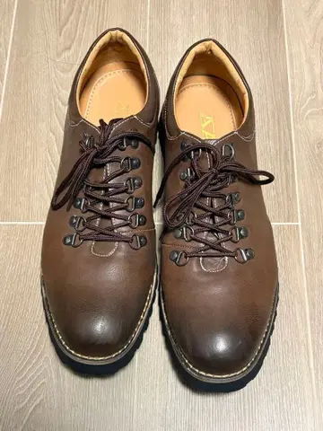 브라운 가죽 캐주얼 슈즈