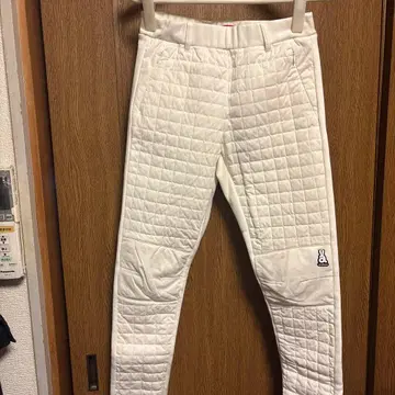 아카이브 퀼팅 팬츠 38 화이트