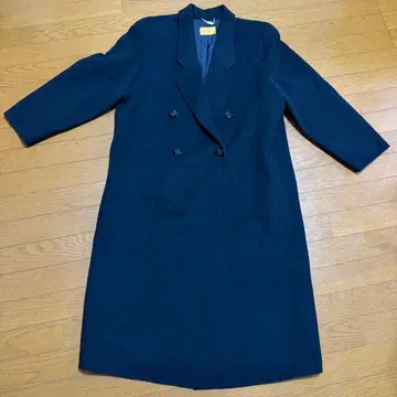 캐시미어 Lancel 체스터 코트 블랙