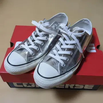 컨버스 스니커즈 실버 25cm
