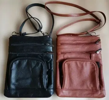 숄더백 블랙 브라운 2개 세트