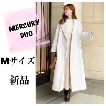 새상품 MERCURYDUO (머큐리 듀오) 볼륨 체스터 코트