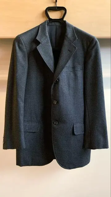 VAN 쓰리 버튼 단가에리 수트 아이비