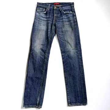 RED CARD 레드카드 데님 팬츠 29inch USED 가공 색빠짐