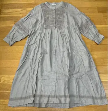 사만사 모스모스 섬세한 레이스 프론트 오픈 원피스