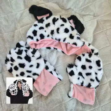 디즈니 101마리 강아지 모자 장갑 머플러 [ 12월 말경까지 ]