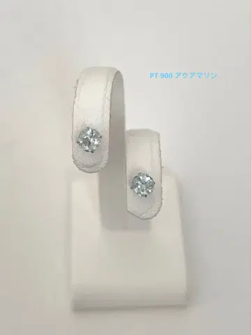 PT 900 아쿠아 마린 싱글 볼 귀걸이