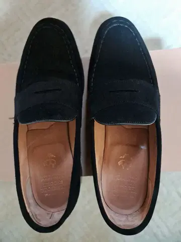 블랙 스웨이드 로퍼