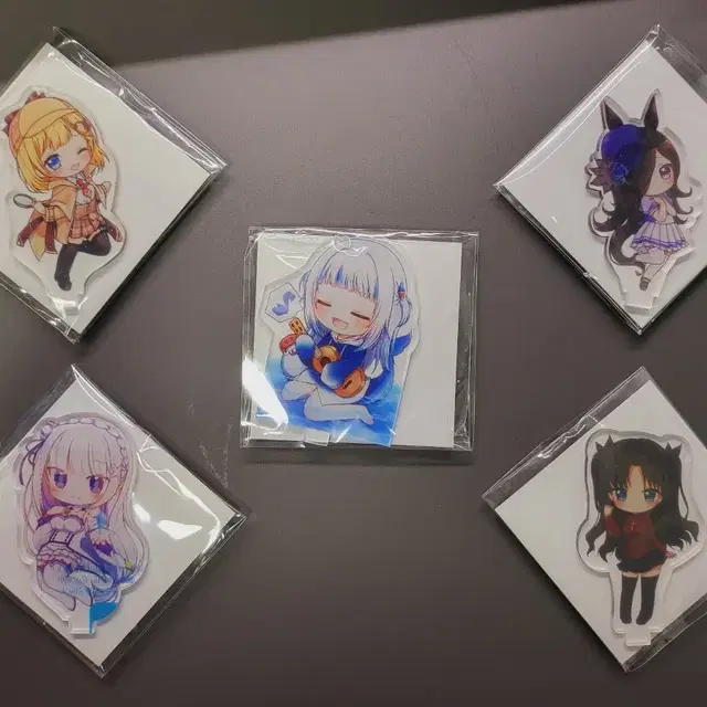 급처) SD 아크릴 스탠드 5종 (홀로라이브, 우마무스메, 리제로 외1)