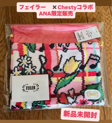 [ 새상품 ] 페이러 복조리 파우치 체스티 플라워 멜로디 ANA 콜라보