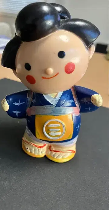 히고은행 오테모얀 저금통 소프트 비닐 약 10cm