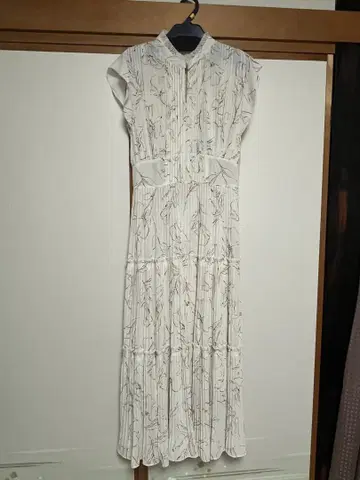 SNIDEL 티어드 플리츠 원피스