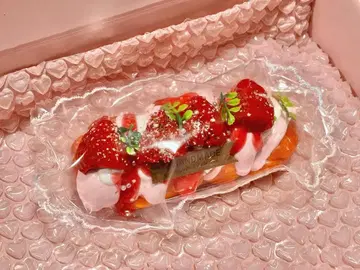 kikisquishy 키키 스퀴즈 딸기 빵 흐릿한 봉투 스퀴즈