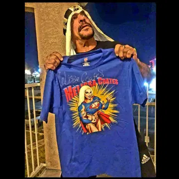 Super Genie 슈퍼 지니 멜리사 코츠 친필 사인 T셔츠