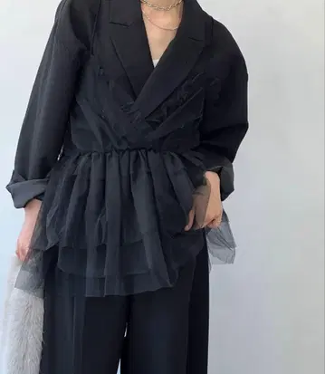 chuclla 티어드 튤 캐미뷔스티에