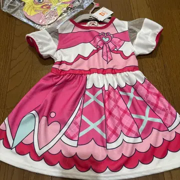 새상품 큐어 아이돌 변신 원피스 110cm 거치대 포함