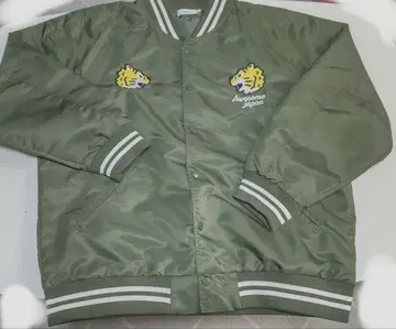 새상품 graniph 그라니프 호랑이 자수 스카잔 카키