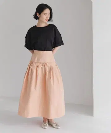 오0u 오버턱 스커트