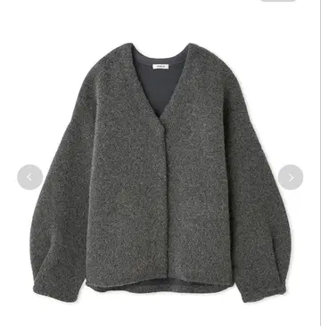 FRAY I.D 더블 페이스 라쿤 가디건