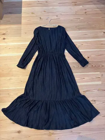 네이비 플리츠 원피스 M 사이즈