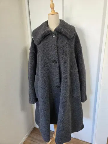 오버 사이즈 그레이 코트